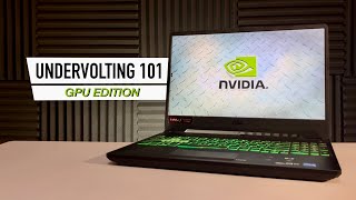 UNDERVOLTING 101 GPU EDITION ASUS TUF F15 [upl. by Anyar]