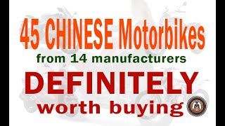 45 CHINESE Motorbikes DEFINITELY worth buying [upl. by Yrocal]