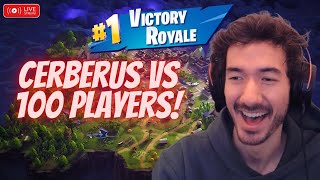 Cerberus vs 100 Players Fortnite  Use Code MrMcDream EpicPartner [upl. by Kataway761]