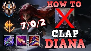 HOW TO BEAT DIANA AS KATARINA SEASON 11  Informative  League of Legends [upl. by Gingras]