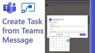 How to create a To Do task from a Microsoft Teams message [upl. by Hoisch630]