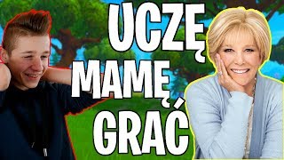 😮Uczę MAMĘ GRAĆ w FORTNITE wygrała grę 😂 [upl. by Keeler165]