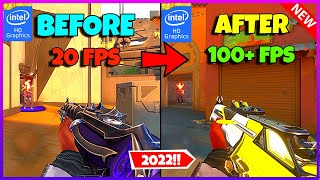 UPDATED ULTIMATE FPS BOOST Guide for Low End PCLaptop  VALORANT  2023  100 FPS with PROOF [upl. by Leonard953]