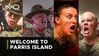 US Marine Corps Boot Camp From Phase 1 to Graduation  Surviving Parris Island [upl. by Alliber354]