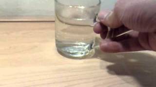 gallium spoon melting part 2 [upl. by Ahsemak]