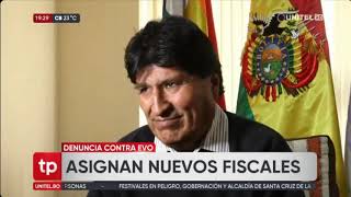 10102024 FISCAL DE TARIJA INDICA QUE EVO MORALES ES PASIBLE A APREHENSIÓN POLICIAL UNITEL [upl. by Noir]