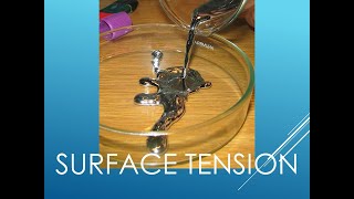 General Chemistry I 2024 55 surface tension [upl. by Gine]