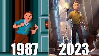 Evolution of Tintin Games 19872023 [upl. by Yemac564]