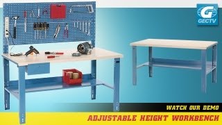 Workbench with Height Adjustable Legs [upl. by Eilla]