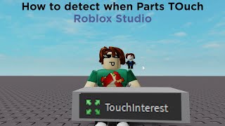 How to Detect when Parts Touch  Roblox Studio [upl. by Iarahs]