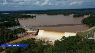 Witness the Power of Nature Jackson Lake Dam Flood [upl. by Ineslta]