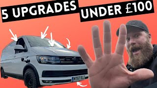 VW TRANSPORTER ACCESSORIES 5 upgrades you dont know you NEED [upl. by Alyks]