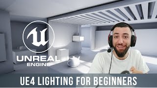 UE4 Lighting Tutorial  Static Lighting and Exposure Calibration Part 1  Beginner [upl. by Vipul948]