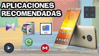 MOTO E5 PLUS APLICACIONES RECOMENDADAS HD 📲📲 PARTE 2 [upl. by Cornew]