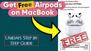 How to get Free Airpods on MacBook  Apple back to school 2024 offer [upl. by Hnilym]