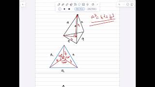 Volume of a regular tetrahedron by slicing Calculus 1 [upl. by Garin]