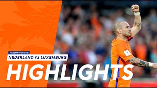 Highlights Nederland  Luxemburg 09062017 WK 2018kwalificatie [upl. by Ellenahc]