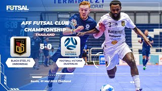 Football Victoria vs Black Steel FC di AFF Futsal Club Championship 2023 Indonesia Menang 50 [upl. by Leifeste]