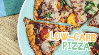 LowCarb Pizza ohne Mehl  Essen ohne Kohlenhydrate [upl. by Mortensen]