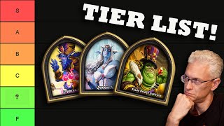 Hero Tiers The full breakdown Hearthstone Battlegrounds [upl. by Deryl382]