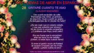 GRITARÉ CUÁNTO TE AMO  SONETOS DE AMOR  POEMAS DE AMOR RECITADOS [upl. by Ielarol]