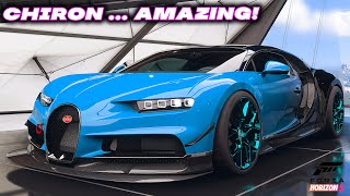 Bugatti Chiron Forza Horizon 5  Best Hypercar Review amp Customization  Top Speed amp Tune Code [upl. by O'Callaghan237]