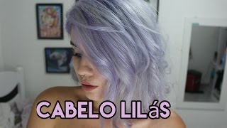 CABELO LILÁS COM VIOLETA GENCIANA  Shiujulianna [upl. by Markson]