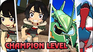 Pokémon Omega RubyAlpha Sapphire  Zinnia Battles Champion Level [upl. by Meldon966]