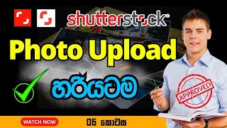 How to Upload Image to Shutterstock Sinhala  Part 06 [upl. by Vivica]