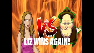 Linkara vs Iron Liz New Fight Liz Wins again [upl. by Leissam]