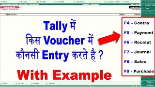 tally erp 9 all voucher entry in hindi  tally basic entry  Sales Contra Payment Receipt Vouchers [upl. by Sibbie]