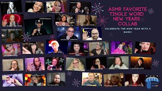 ASMR Favorite Tingle Words  New Years Collab [upl. by Amilah]