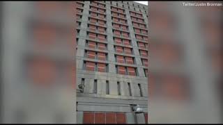 MDC Brooklyn prison inmates bang on windows during power outage [upl. by Iosep]