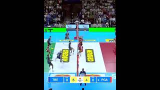 A Big Rally and a Supper sipke by Ishikawa in Supercoppa 2024 Finals bestmoments ishikawa [upl. by Nalat]