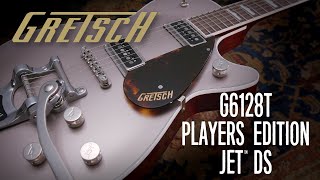 Gretsch G6128T Players Edition Jet DS with Bigsby  Gretsch Guitars [upl. by Suiluj]