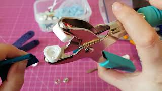 Prym Love Pliers and Snaps demo by Little Ts Haberdashery [upl. by Acirfa8]