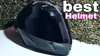 best helmet under 2000  glossy black  steel bird air helmet [upl. by Eniamraj]