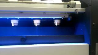 Polyprint Pre treater III  Problem with nozzle No4  03122014 [upl. by Alwitt]