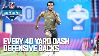 Every Defensive Backs 40 Yard Dash [upl. by Banky637]