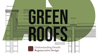 REGENERATIVE DESIGN  Green Roof Details – extensive vs intensive green roofs [upl. by Nomed]