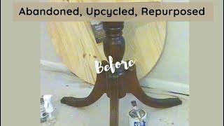 Upcycle Abandoned Furniture  Stain Wood with Chalk Paint  Ragging amp Paint Wash [upl. by Dalton467]