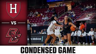 Harvard vs Boston College Condensed Game  202324 ACC Women’s Basketball [upl. by Stahl]