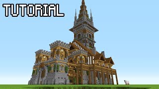 How to Make a MEDIEVAL CASTLE in Minecraft [upl. by Bortz]