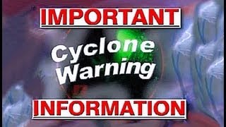 Emergency Cyclone Warning Broadcast [upl. by Anej]