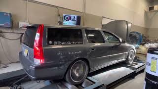 Modified Volvo V70R Dyno Pull [upl. by Aneertak]