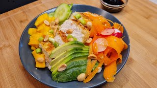 Recette facile poke bowl [upl. by Felecia699]