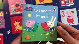 16 George’s Friend Peppa Pig Christmas Advent Calendar 24 Books  Read Aloud Book for Children [upl. by Ramat]