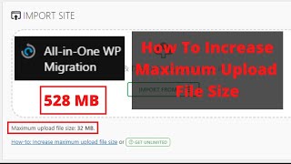 All In One Migration Increase Upload Size 100 Working All In One Wordpress Free Plugin [upl. by Croner]