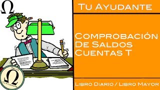 Saldos deudor o acreedor de CuentasT  Ejercicio Libro Diario amp Mayor 1 [upl. by Paulette426]