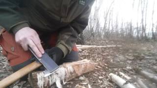 Bushcraft simples 10  Stropping the axe  Gransfors  Bushcraft skills  Outdoor skills [upl. by Simona596]